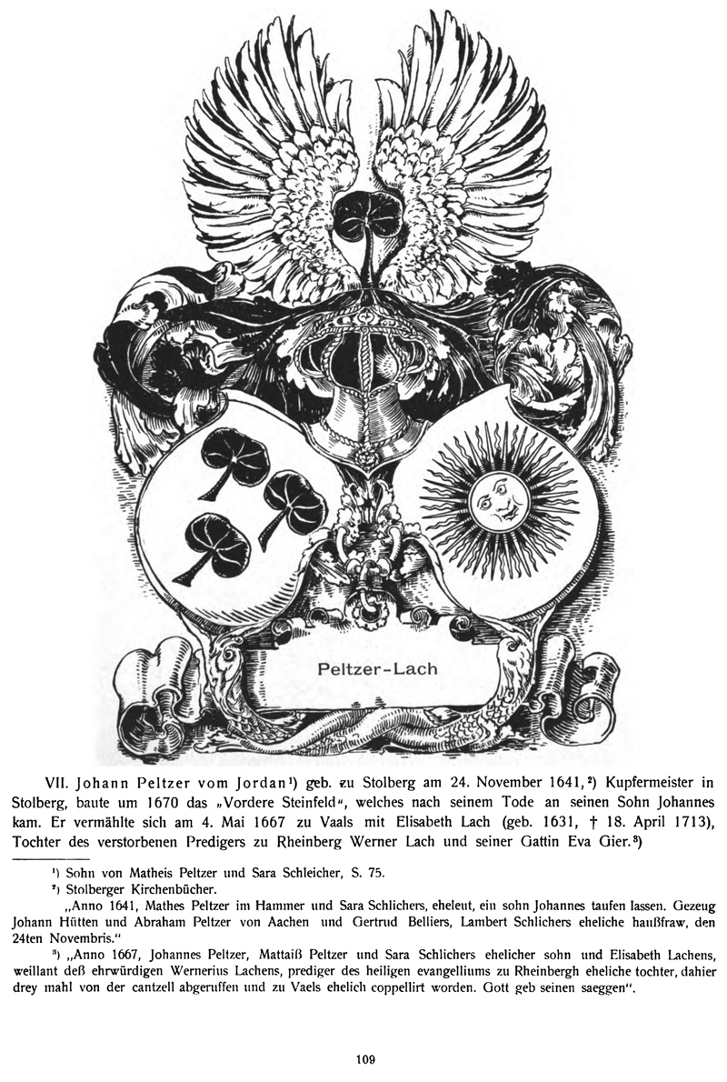 Peltzer-Lach Coat of Arms